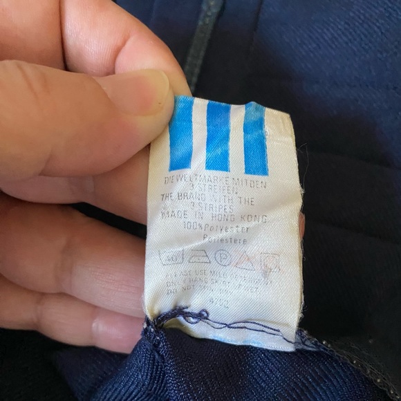 Adidas Vintage Tennis Pleated Wrap Mini Skirt Navy Blue Women’s size 14. - Picture 9 of 10